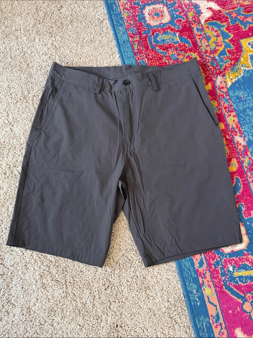 Estepoba size 33 Men's Gray Casual Performance Shorts